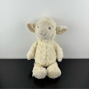 Pearhead Kate & Milo Sheep Lamp Plush Stuffed Animal Soft Missing Bow 11”
